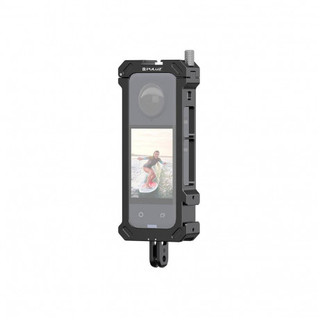 Metal protective cage PULUZ with tripod adapter for Insta360 X4