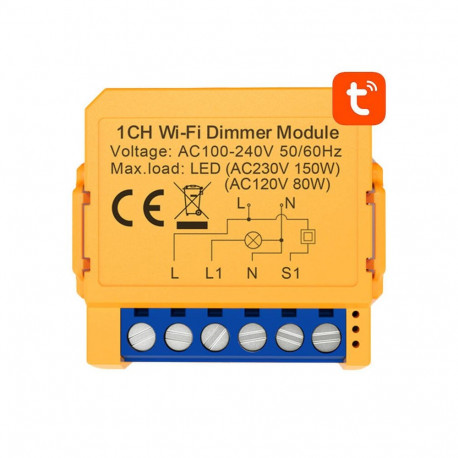 Smart socket switch WiFi Avatto DMS16-2 TUYA