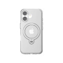 Torras Ostand Spin Case for iPhone 16 (Transparent)