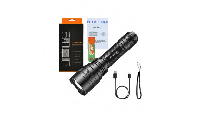 Superfire C8-H flashlight 1200 lm, USB, 250m, 5 modes