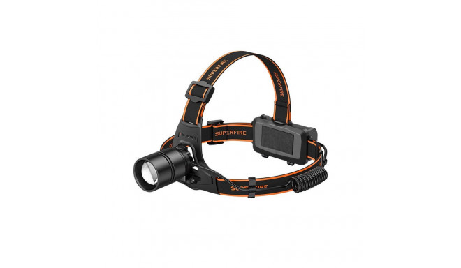 Superfire HL71 headlamp flashlight, 500 lm, USB, 5 modes