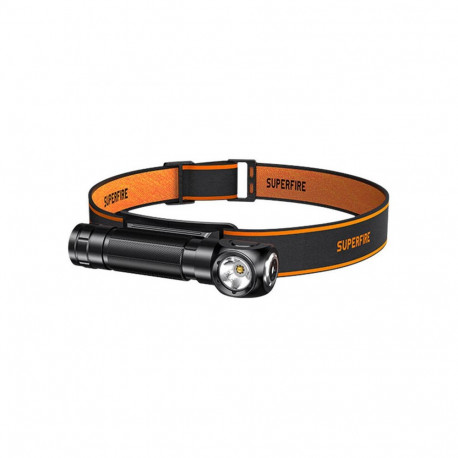 Superfire TH04 2-in-1 headlamp flashlight, 600 lm, USB-C, 5 modes, 150 m