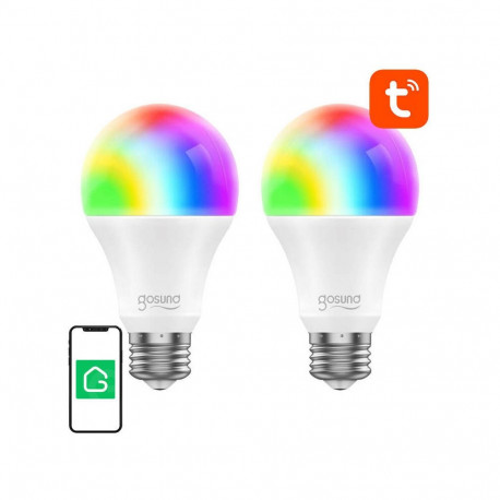 Smart Bulb WiFi RGB LED Gosund WB4-2 E27 (2-pack) Tuya