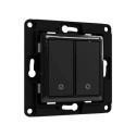 Shelly wall switch 2 button (black)