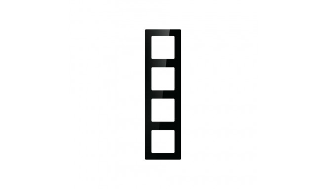 Quadruple frame socket Avatto N-TS10-Frame-B4 (black)