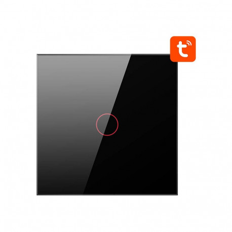 Smart Light Switch ZigBee Avatto ZTS02-EU-B1 1 Way TUYA (black)
