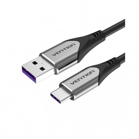Cable USB-C to USB 2.0 Vention COFHG FC 5A 1.5m (grey)