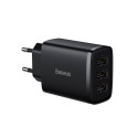 Baseus Compact Quick Charger, 3x USB, 17W (Black)