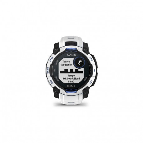 Garmin Instinct 3 Solar watch, 45mm, white