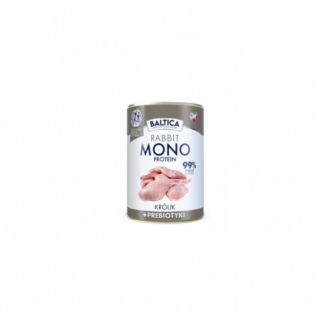 BALTICA Nutraceutic Monoprotein Rabbit with prebiotics - wet dog food - 400g