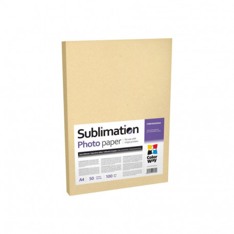 PSM100050A4 sublimatsioon-fotopaber 50 tk 100 g/m² A4
