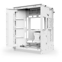 NZXT H9 Flow, tower case white (matte), tempered glass x 2