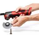 EINHELL Power X-Change cordless multi-function tool TE-MG 18/1 Li-Solo, 18 Volt red/black, without b