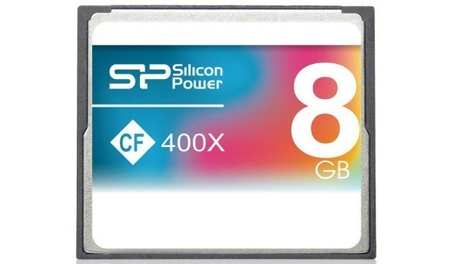 Silicon Power mälukaart CF 8GB 400x
