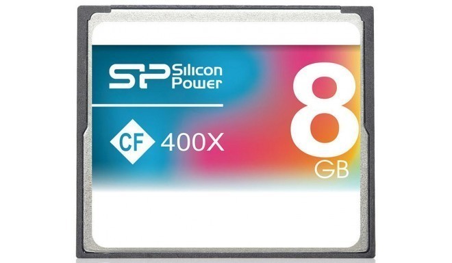 Silicon Power memory card CF 8GB 400x