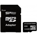 Silicon Power memory card microSDHC 8GB Class 4 + adapter