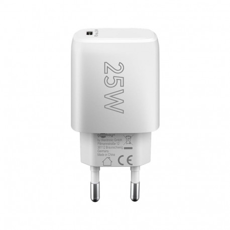USB-C PD GaN Schnellladegerät 25 Watt (weiß, Power Delivery 3.0)