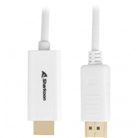 Adapterkabel Displayport 1.2 > HDMI 4K (weiß, 2 Meter)