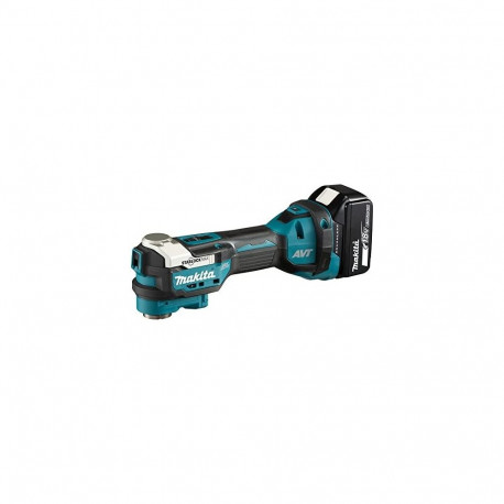 Makita cordless multifunction tool DTM52T1JX2, 18V (blue/black, Li-ion battery 5.0 Ah, MAKPAC)