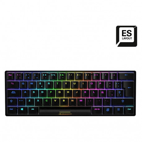 ES layout - Sharkoon SKILLER SGK50 S4, gaming keyboard (black, Kailh Red)