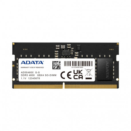 Premier SO-DIMM mälumoodul AD5S480032G-S 32GB DDR5-4800 ECC, must