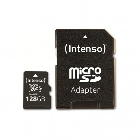 microSDXC mälukaart 128GB kõrge jõudlusega UHS-I U1 Class 10, must