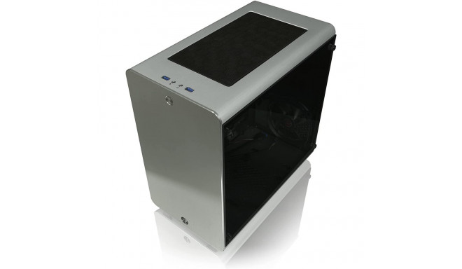 RAIJINTEK THETIS SILVER WINDOW, tower case (silver, tempered glass)