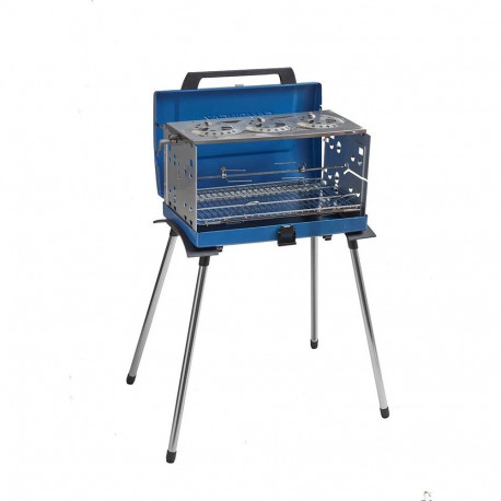 Koffergasgrill 200 SGR (blau/silber)