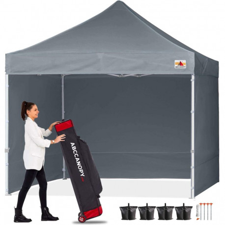 Pavillon Event Shelter, 4,5 x 4,5m (hellgrau/grau)