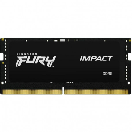 Kingston DDR5 - 16GB - 4800 - CL - 38 - Single-Kit - SO-DIMM, Impact, black