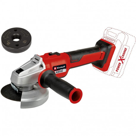 Professional Akku-Winkelschleifer AXXIO 18/125 Q, 18Volt (rot/schwarz, ohne Akku und Ladegerät)