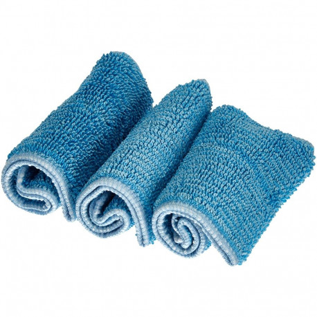 ECOVACS cleaning cloths D-CC3D, wiping cover (3 pieces, for DEEBOT 600/ 601/ 605/ 710/ 715)
