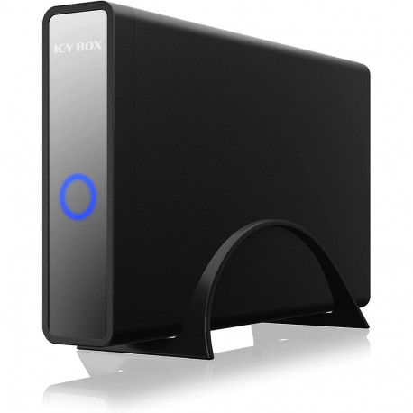 ICY BOX IB-382H-C31, drive housing (black, for 1x HDD/SSD with USB 3.2 (Gen 2) Type-C connector and 