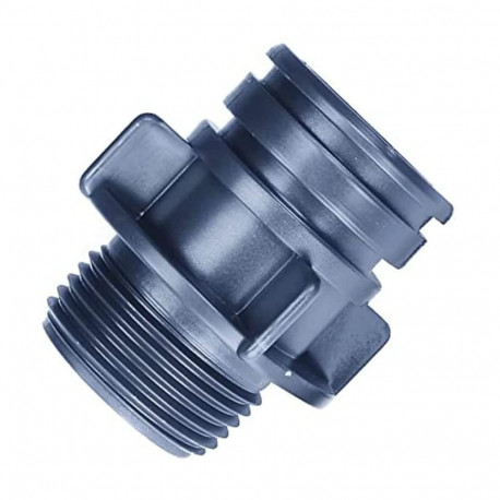 GARDENA connection sleeve, short, for valve box, connection (grey)