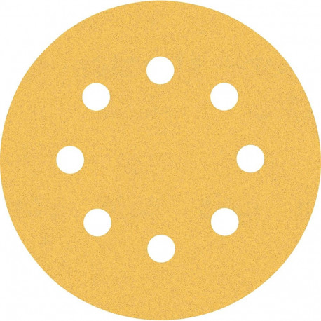 Expert C470 Schleifblatt-Set, Ø 115mm, K60 / 120 / 240 (6-teilig, für Exzenterschleifer)