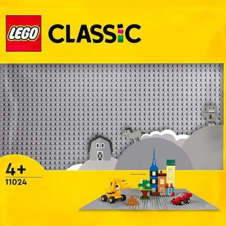 Classic põhiplaat 11024 ruudukujuline 48x48 Noppen, hall