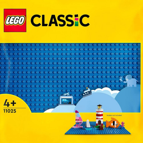 LEGO 11025 Classic Blue Building Plate, construction toy (square base plate with 32x32 studs as a ba