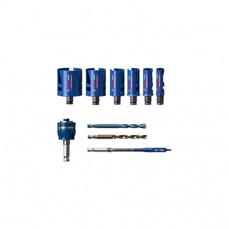 EXPERT aukusaagide komplekt Construction Material PC Plus Ø 20-64mm 10-osaline (Power Change Plus ad