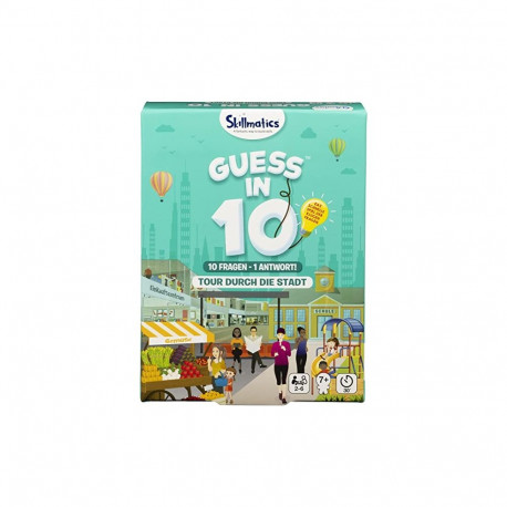 Guess in 10 arvamismäng ringkäik läbi linna 10 küsimusega, saksa väljaanne