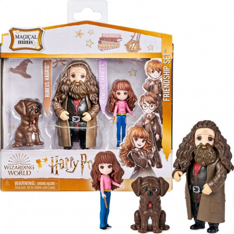 Wizarding World Harry Potter - Hermine Granger und Rubeus Hagrid (7,6 cm Sammelfiguren)
