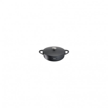 Tefal serving pan Trattoria 28cm black cast aluminium