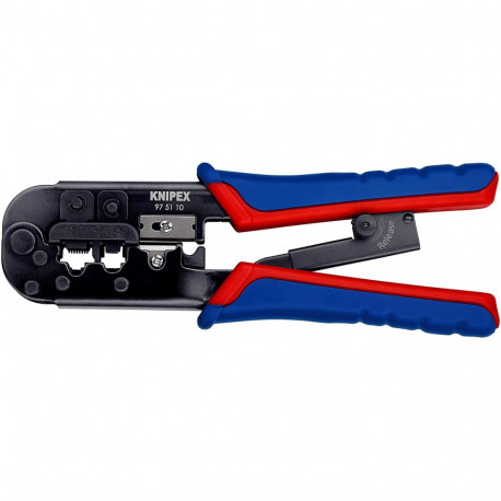 Krimptang 97 51 10 SB RJ-11/12 ja RJ-45 pistikutele, sinine/punane