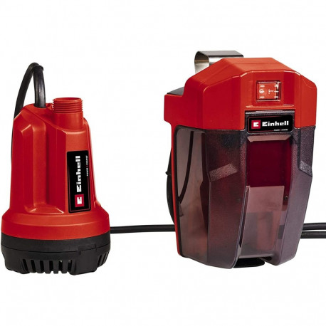 Power X-Change Akku-Klarwasserpumpe GE-SP 18 Li-Solo,18Volt, Tauch- / Druckpumpe (rot/schwarz, ohne 