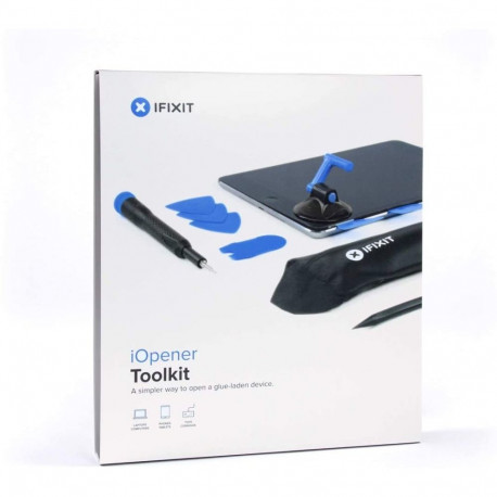 iOpener tööriistakomplekt 16-osaline, must/sinine