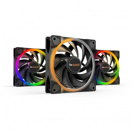 Light Wings PWM 120 mm high-speed Triple Pack (schwarz, 3er Pack, inkl. ARGB-Hub, 120 mm)