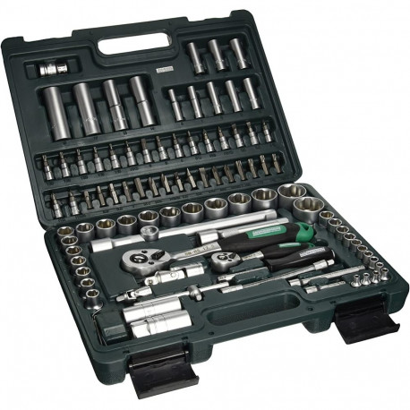 Schrauberbit- / Ratschen-Set, 26-teilig (grün)