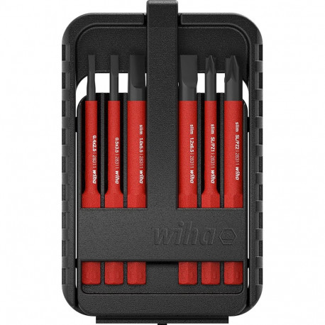 Bit-Satz slimBit electric (rot, 6-teilig)