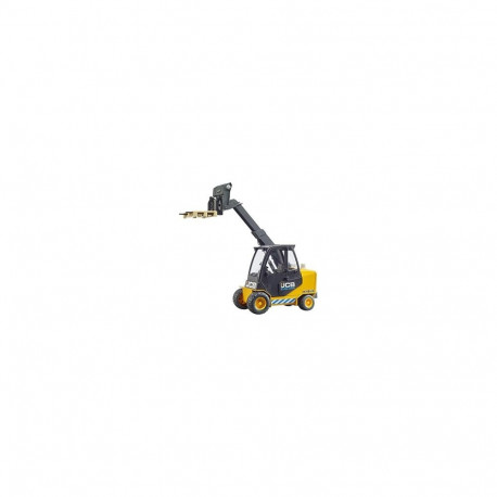 JCB Teletruk 02512 koos kaubaalusega, kollane/must