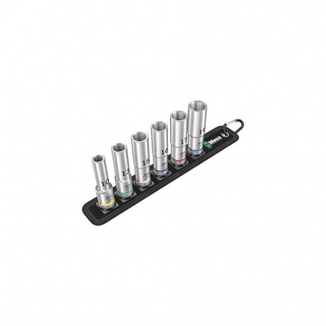 Belt C Deep 1 Steckschlüsseleinsatz-Satz, 1/2" (schwarz, 6-teilig, lang)