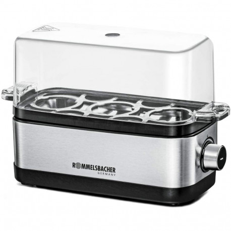 munakeetja ER 300 300W 3-munaline roostevaba teras, must